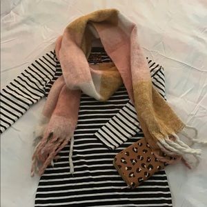 NWOT Long-Sleeved Black and White Superdry Dress